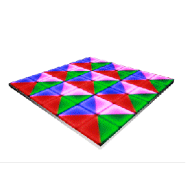 1m/1m RGB  DMX512-  PISTE DE DANCE LUMINEUSE