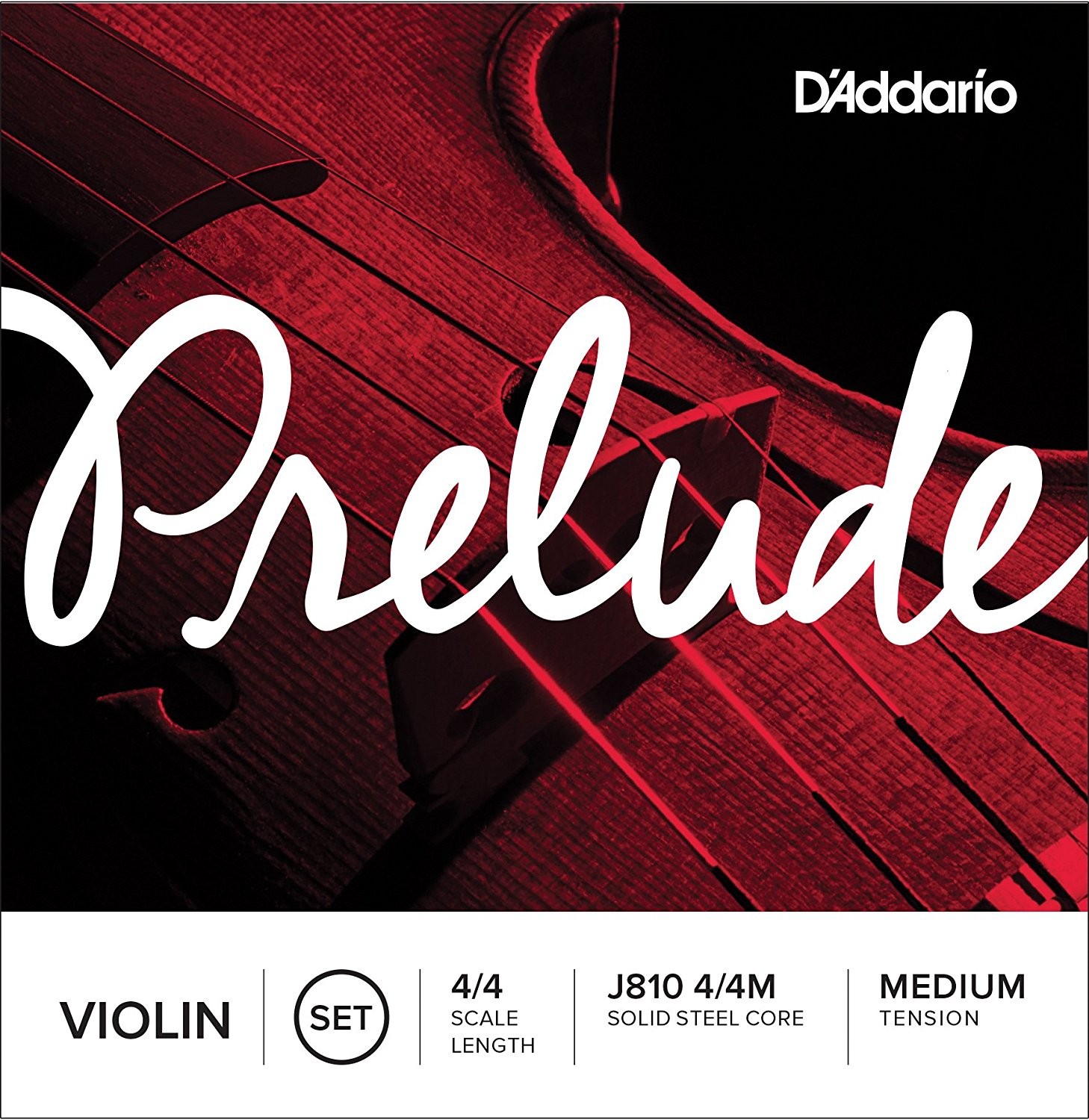 D'Addario Jeu de cordes pour violon J810